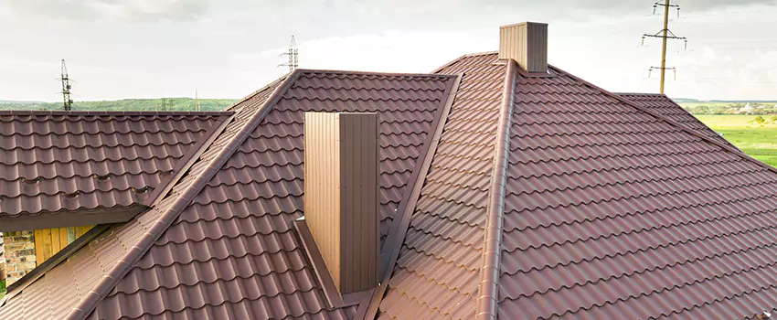 Residential Chimney Flashing Restoration in North Arlington, NJ