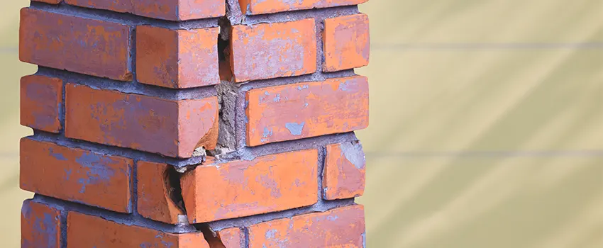 Repairing Cracked Porcelain Tiles for Fireplace in North Arlington, NJ